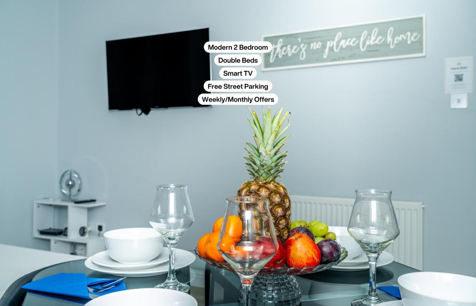 Central Serviced Apartments - 2 Bedroom - Ground Floor - Monthly & Weekly Bookings Welcome - Free Street Parking - 2 Double Beds - Wifi - Smart Tvs In Rooms - Fully Equipped - Heating 24-7 - Contractor & Short Stay Favourite Dundee Exteriér fotografie